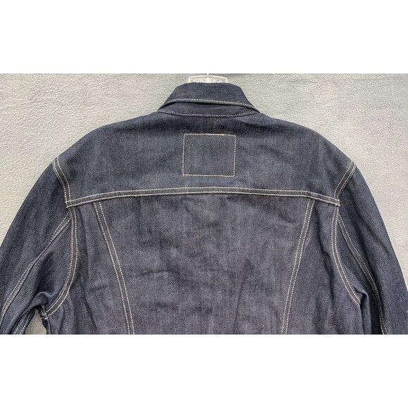 Levi's Trucker Denim Jean Jacket Dark Indigo Blue Men’s - Picture 16 of 16